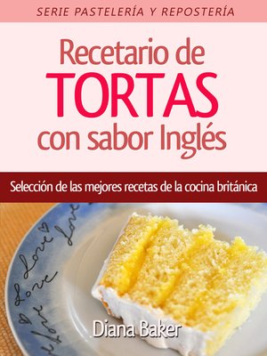 cover image of Recetario de TORTAS con sabor Ingles